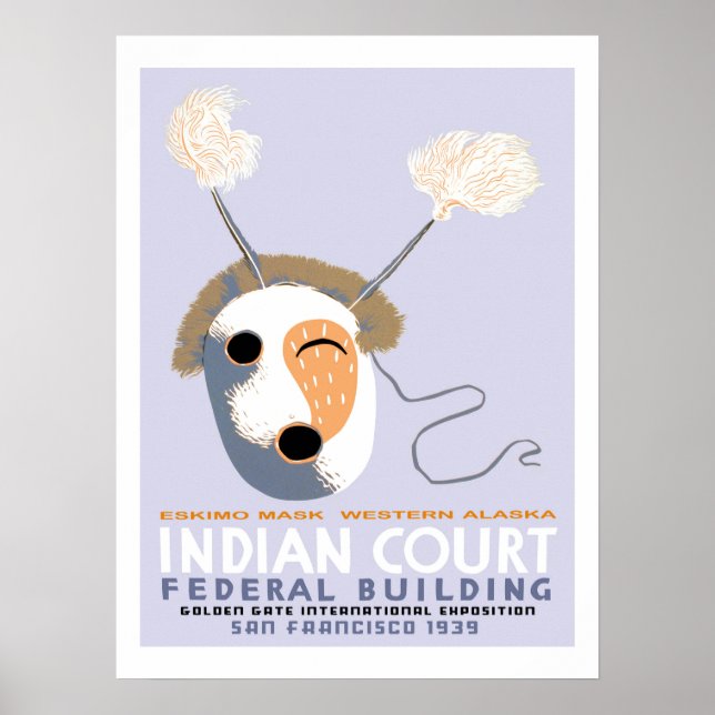 Vintage American Design Exhibition Poster (Framsidan)