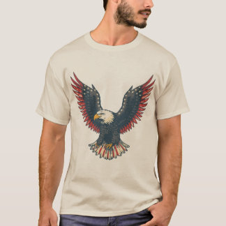 Vintage American Eagle 4:e juli T Shirt