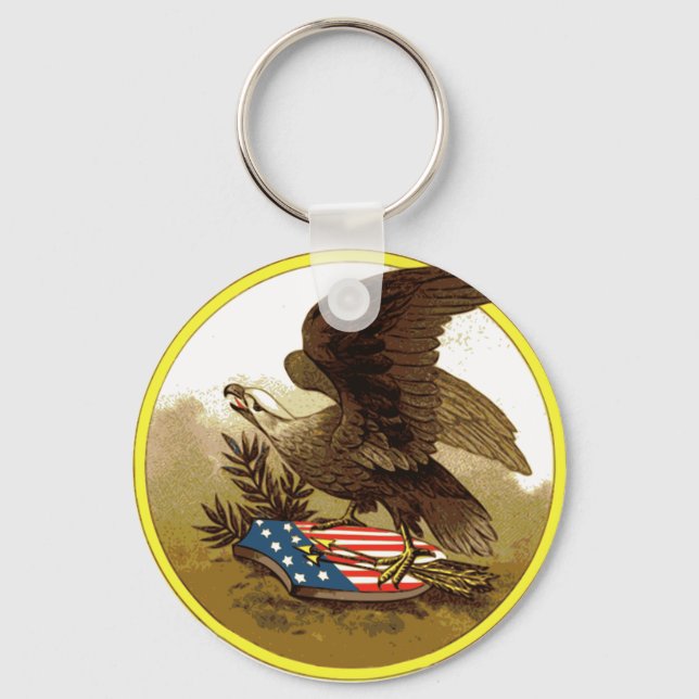 Vintage American Eagle Keychain Nyckelring (Framsida)