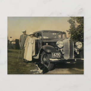 Vintage American Family Postcard Vykort