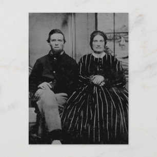 Vintage American Family Postcard Vykort