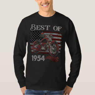 Vintage American Flagga Best of 1954 Motorcycle Bi T Shirt