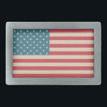 Vintage American Flagga Buckle Gift<br><div class="desc">En amerikansk Flagga i vintage dekorerar detta lås i bälte. Designen kommer från originalteckningen.</div>