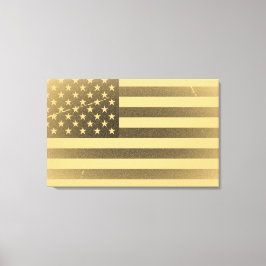 Vintage American Flagga Canvastryck