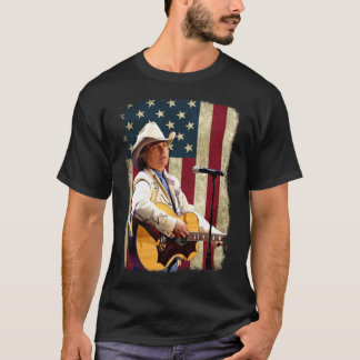 Vintage American Flagga Dwight Yoakam Legend.png T Shirt