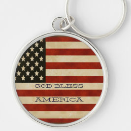 Vintage American Flagga GIFTS Nyckelring