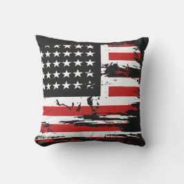 Vintage American Flagga Kudde
