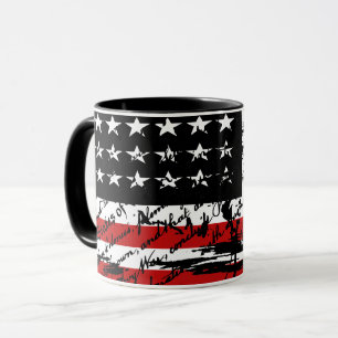 Vintage American Flagga Mugg