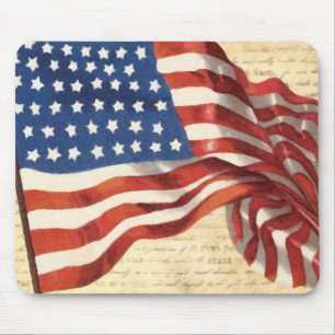 Vintage American Flagga Musmatta