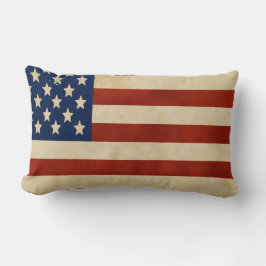 Vintage American Flagga Pillow Kudde