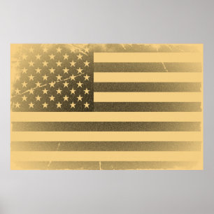 Vintage American Flagga Poster