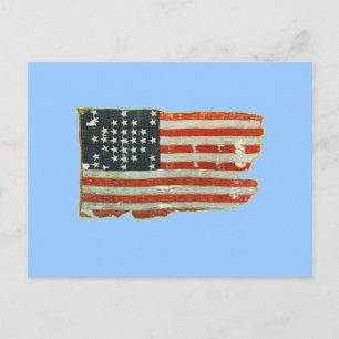 Vintage American Flagga Products Vykort