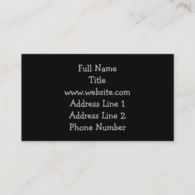 Vintage American Flagga Visitkort (Framsida)