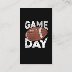 Vintage American Football Game Sports Älskare Visitkort
