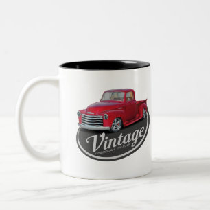 Vintage American Lastbilar Två-Tonad Mugg