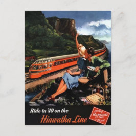 Vintage American Railway, USA - Vykort