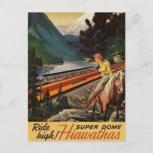 Vintage American Railway, USA - Vykort