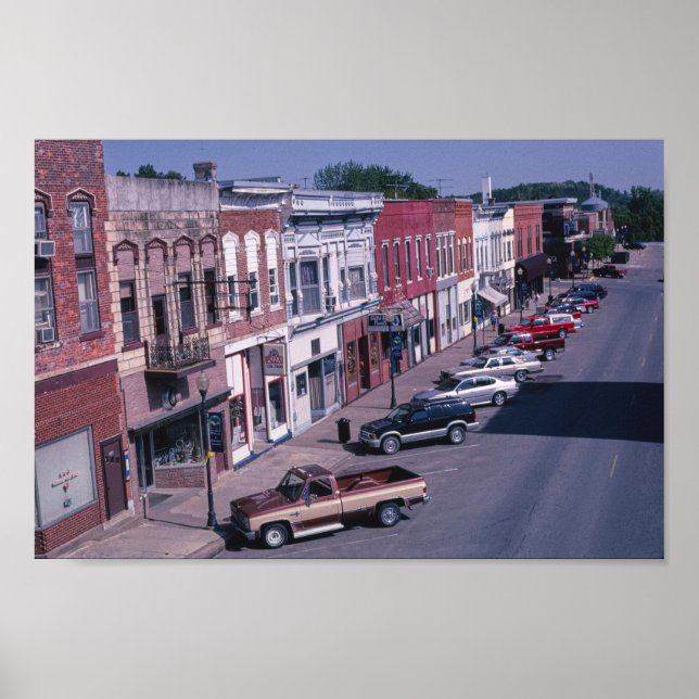 Vintage American Scenery Poster (Framsidan)