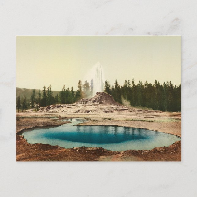 Vintage American Scenery vykort (Framsida)