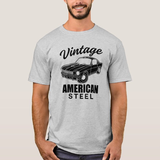 Vintage American Steel T-Shirt (Framsida)