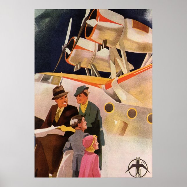 Vintage American Travel Poster (Framsidan)