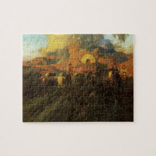 Vintage American Väster, Overland Trail by Johnson Pussel