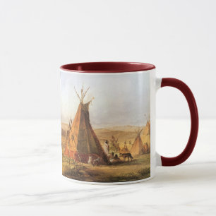 Vintage American West, Teepees på slätten av Bodme Mugg