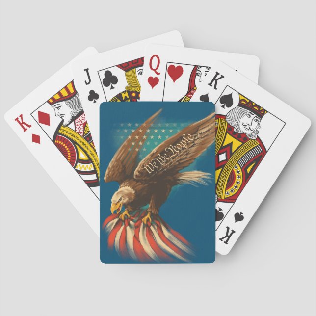 Vintage Americana Casinokort (Baksidan)