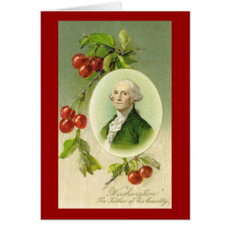 Vintage Americana George Washington (6) Hälsningskort