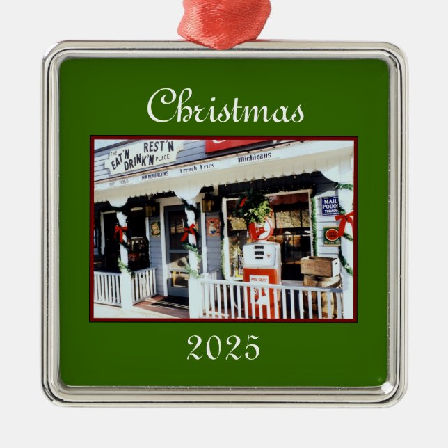 "Vintage Americana jul" 2025 Ornament (Framsidan)