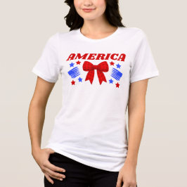 Vintage Americana Röd Gingham-sjal T Shirt
