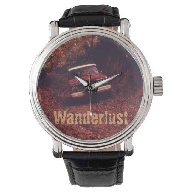 Vintage Americana Wanderlust Armbandsur (Framsida)