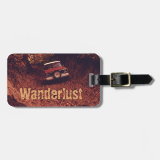 Vintage Americana Wanderlust Bagagebricka