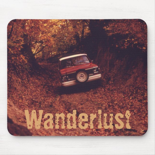 Vintage Americana Wanderlust Musmatta (Framsidan)