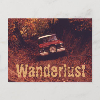 Vintage Americana Wanderlust Vykort