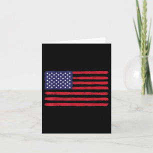 Vintage amerikansk flagg Memorial Day veteraner Kort