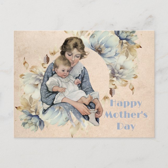 Vintage Amerikanska Mor Vykort (Framsida)