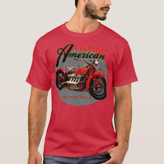 Vintage Amerikanska motorcyklar T Shirt