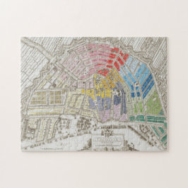 Vintage Amsterdam Rainbow Karta Pussel