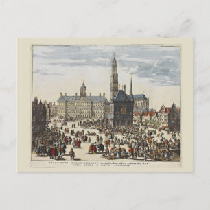Vintage Amsterdam, stadshuset Vykort