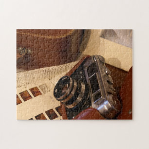 Vintage analog kamera pussel