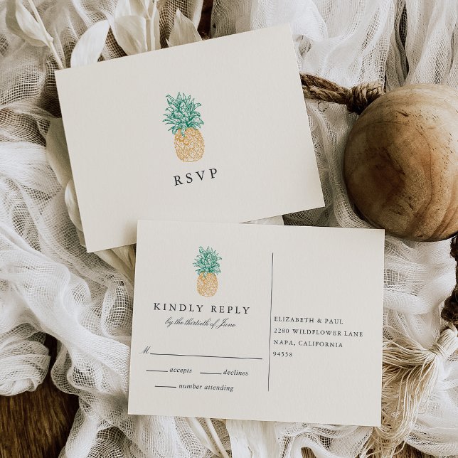 Vintage Ananas OSA vykort (Skapare uppladdad)