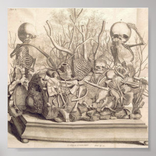 Vintage Anatomiskt illustration Poster