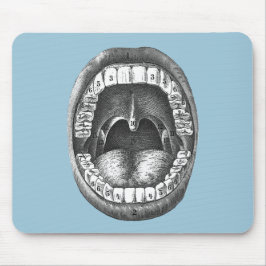 Vintage Anatomiskt mun Musmatta