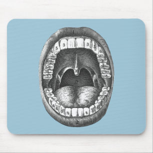 Vintage Anatomiskt mun Musmatta