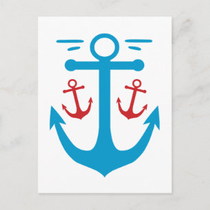 Vintage Anchor Vykort