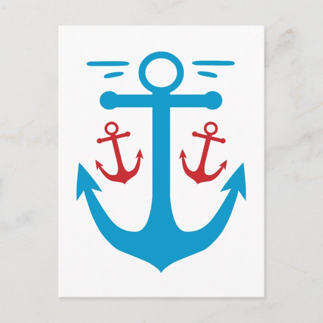 Vintage Anchor Vykort (Framsida)