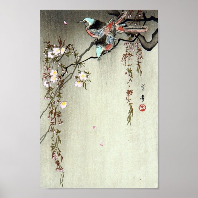 Vintage Ancient japansk Art Poster (Framsidan)