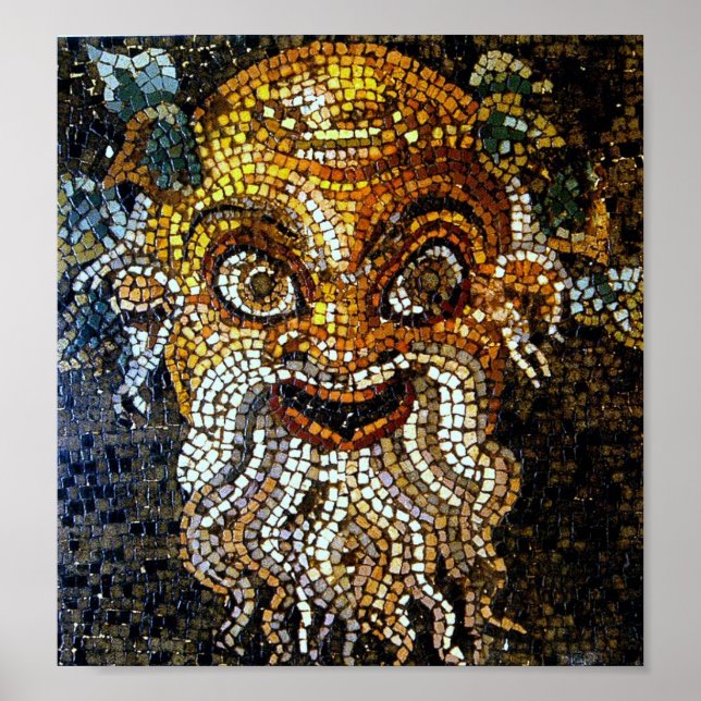 Vintage Ancient Mosaics (Pompei) Poster (Framsidan)