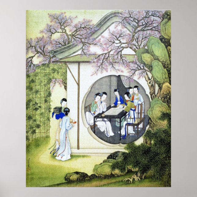 Vintage Ancious China Art Poster (Framsidan)